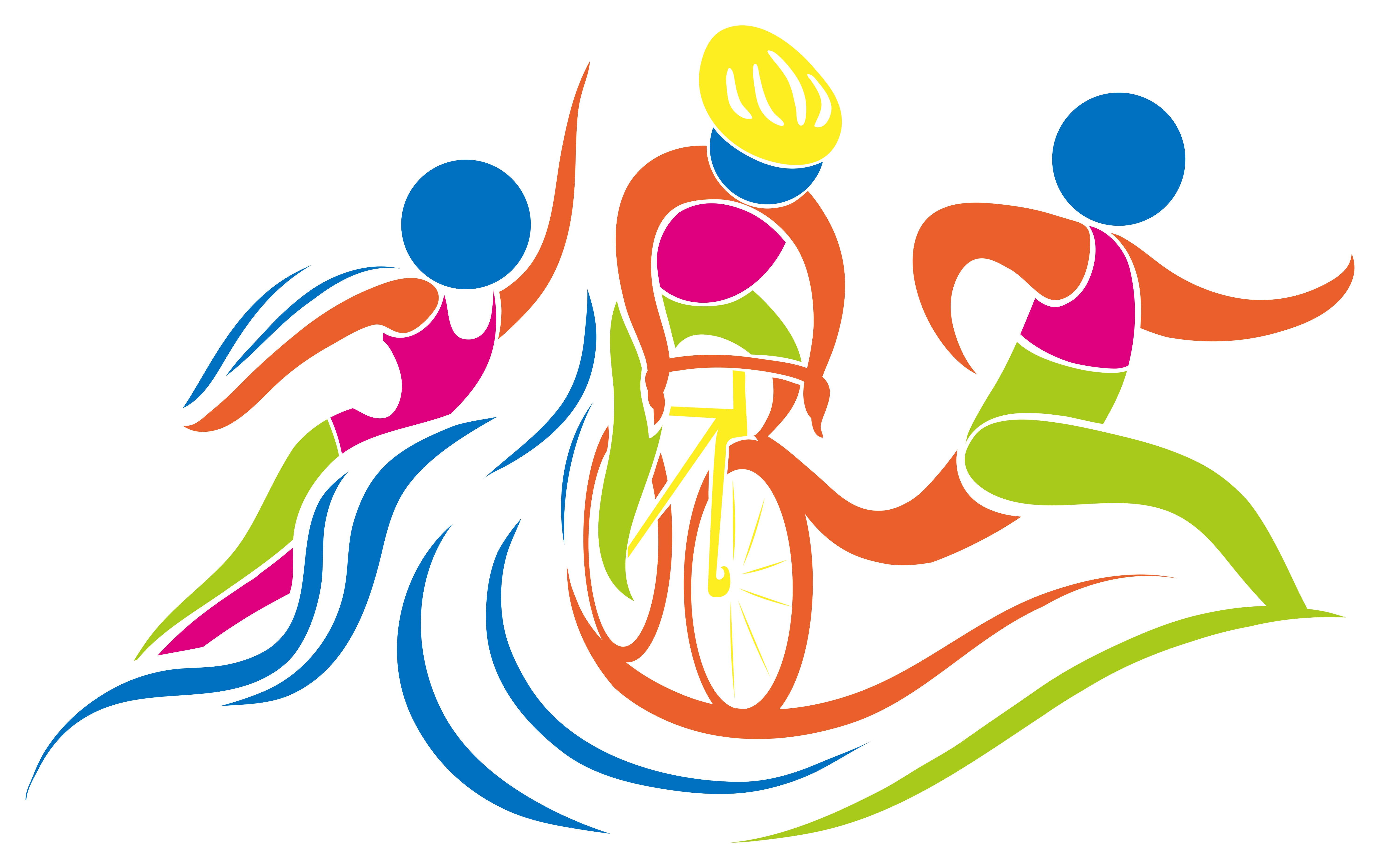 triathlon illustration