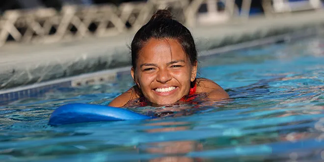 Swimming at the YMCA