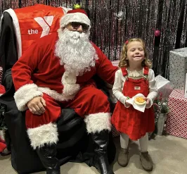 Santa visits Ingram