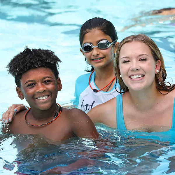 Swimming at YMCA Day Camp