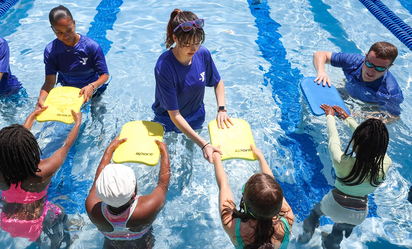 Swim Lessons at the YMCA pool.