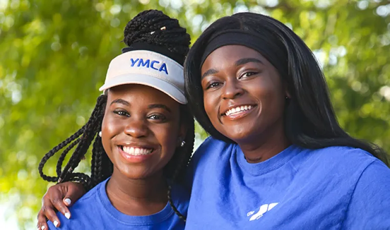 Marietta and Hattie at the YMCA