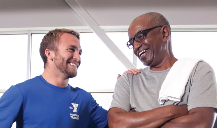 YMCA Staff and Member