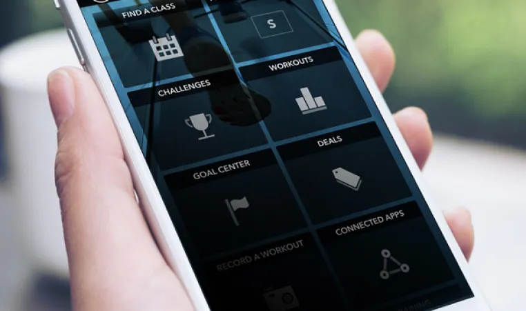 Hand holding a cell phone