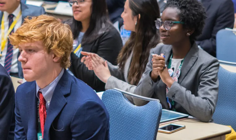 YMCA Youth & Government students participating in the state conference