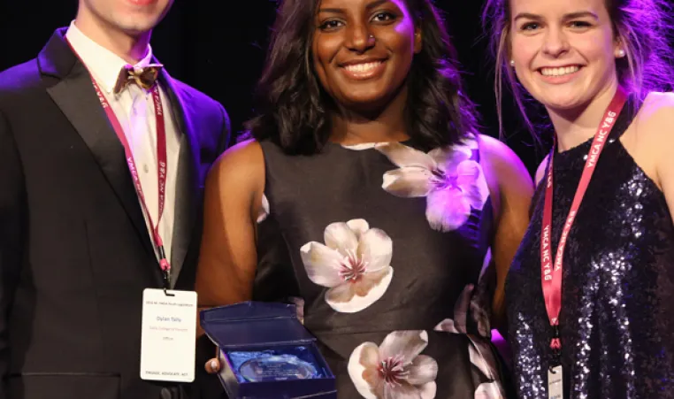 YMCA Youth & Government student leaders at the state gala