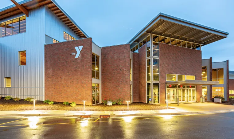 Northwest Cary YMCA exterior view of the building