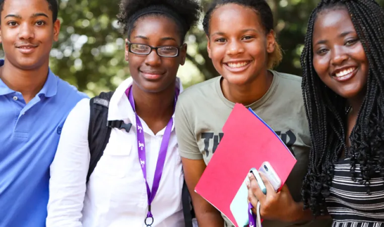 YMCA Lightner Y Achievers in a group