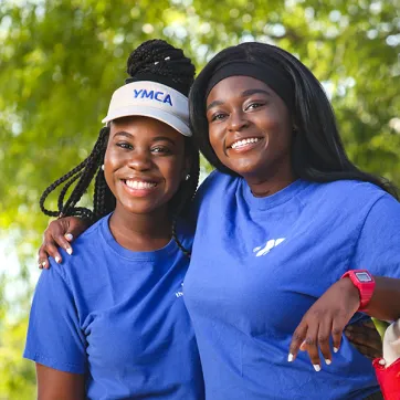 Marietta and Hattie at the YMCA