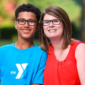 Jennifer and Julian at the YMCA