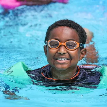 Swimming at YMCA Day Camp