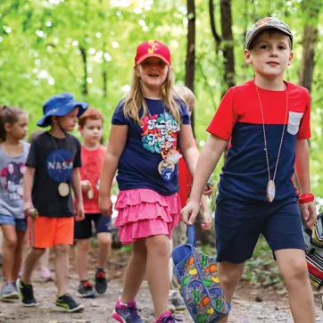 Outdoor camp at the YMCA