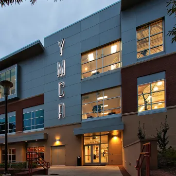Alexander Family YMCA street entrance