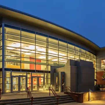 Alexander Family YMCA main entrance