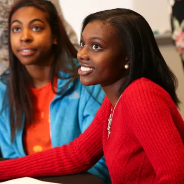 two females at the YMCA