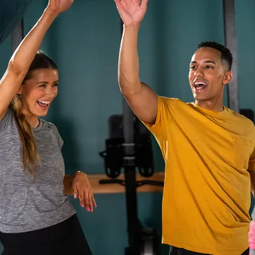 fitness group friends