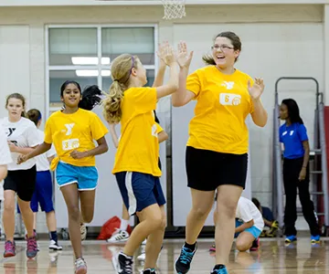 Girls YMCA basketball