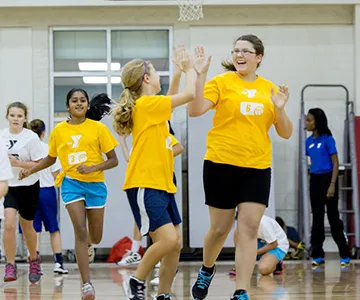 Girls YMCA basketball