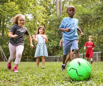 Soccer at YMCA Day Camp
