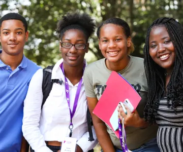 YMCA Lightner Y Achievers in a group