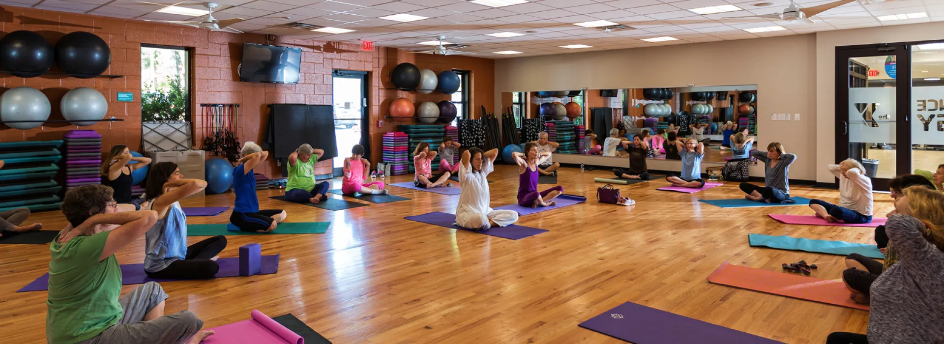 Chapel Hill YMCA fitness studio