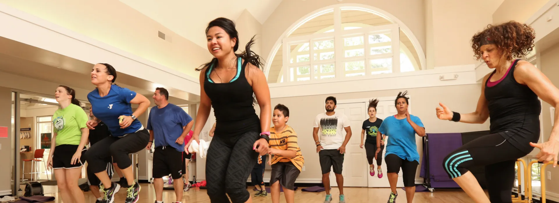 Hope Valley Farms YMCA group fitness studio