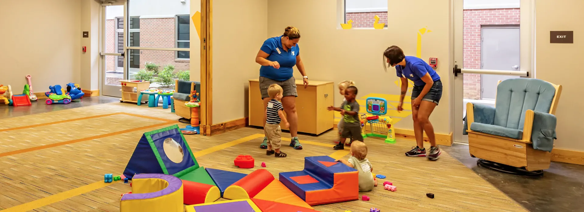Northwest Cary YMCA nursery and preschool room
