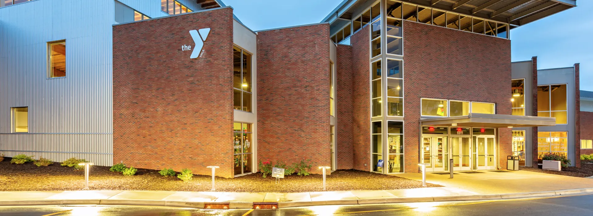 Northwest Cary YMCA exterior view of the building
