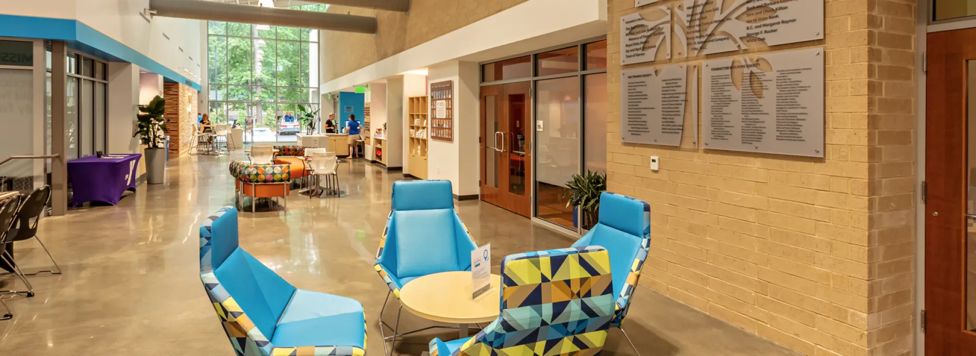 Poole Family YMCA lobby