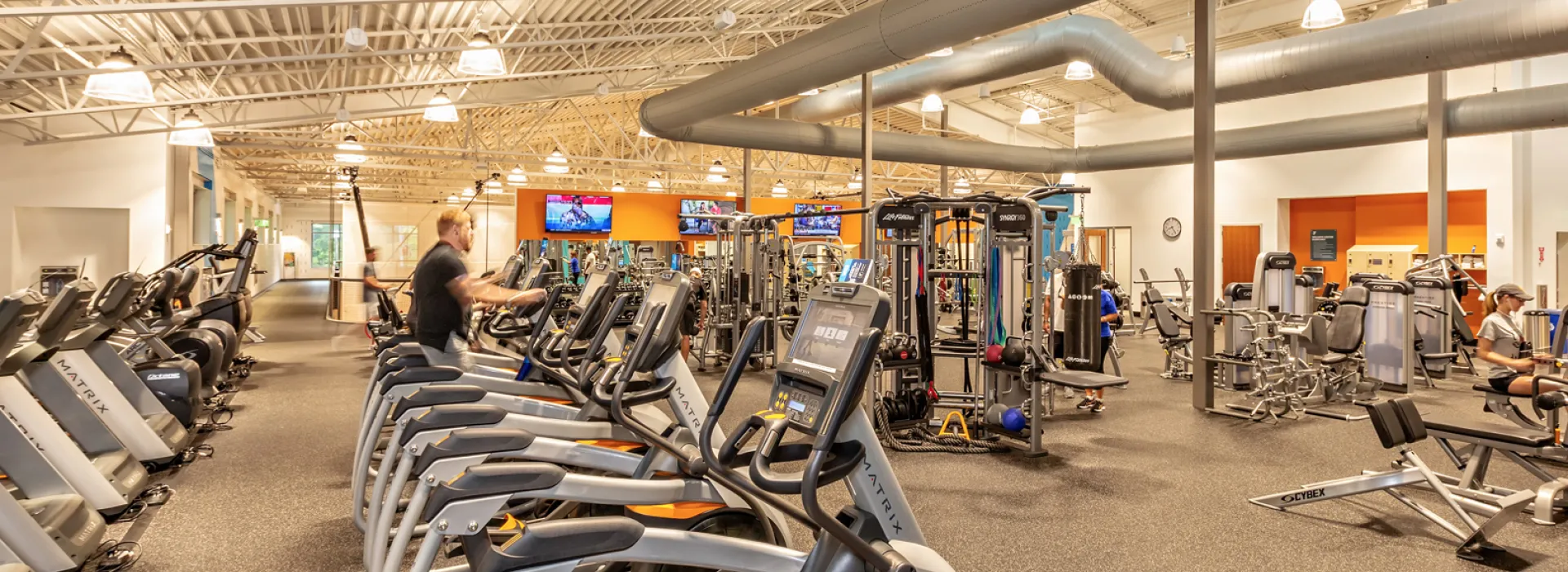 Poole Family YMCA wellness floor