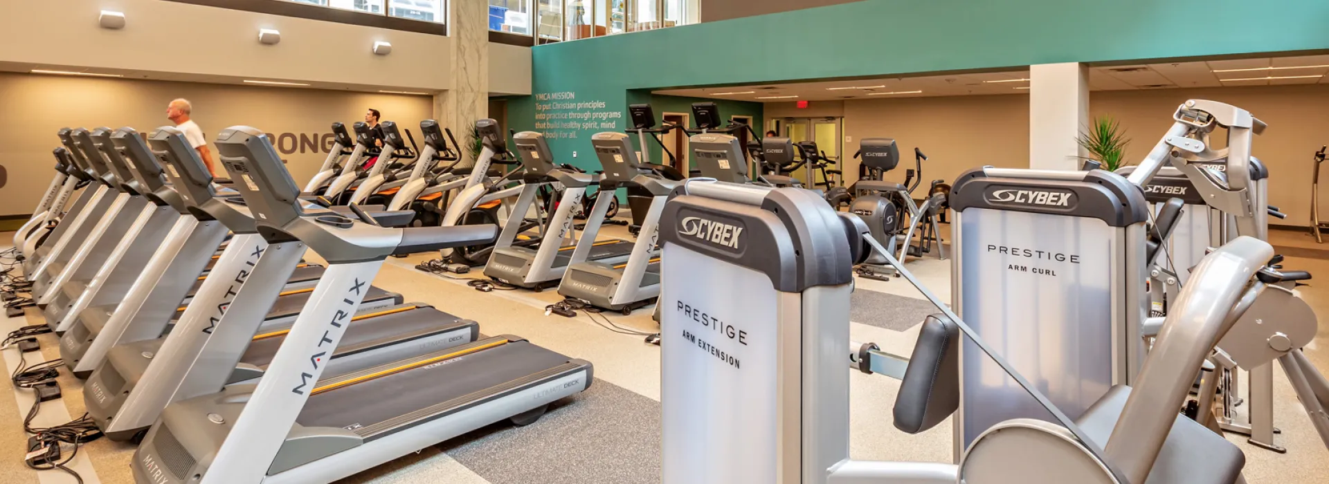 Poyner YMCA wellness floor