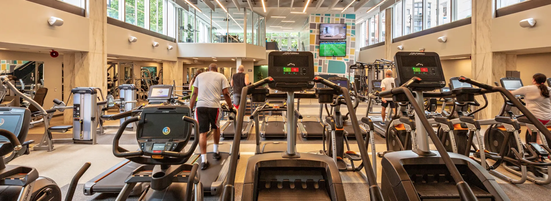 Poyner YMCA cardio equipment