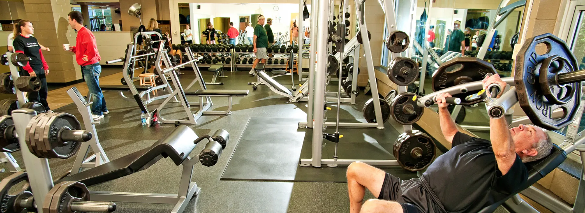 Taylor Family YMCA free weight area