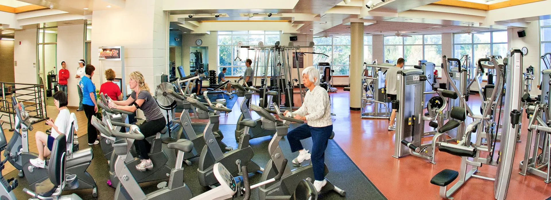 Taylor Family YMCA cardio equipment