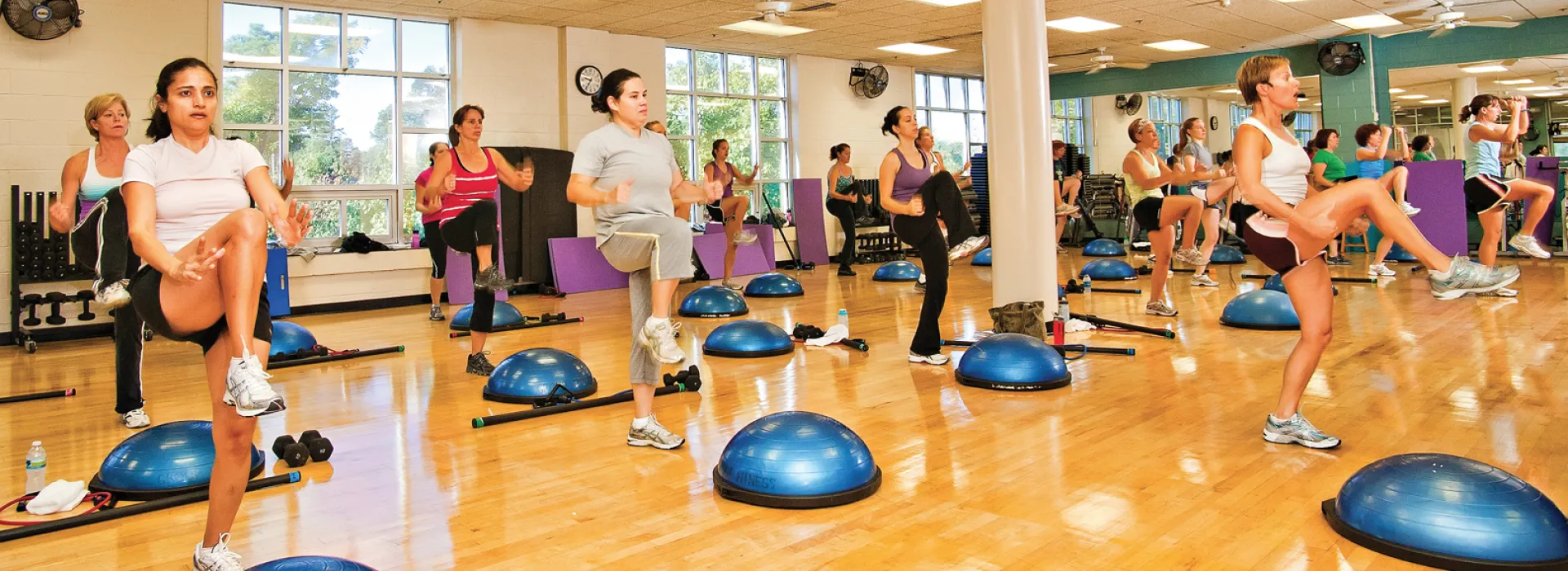 Taylor Family YMCA group fitness studio