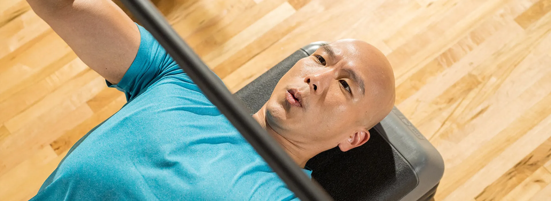 YMCA member in group fitness class