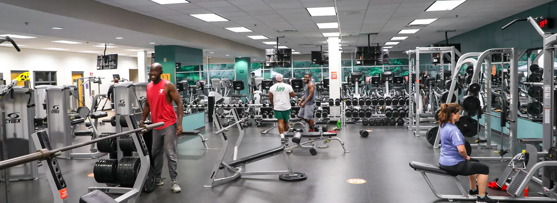 Kerr Family YMCA wellness floor