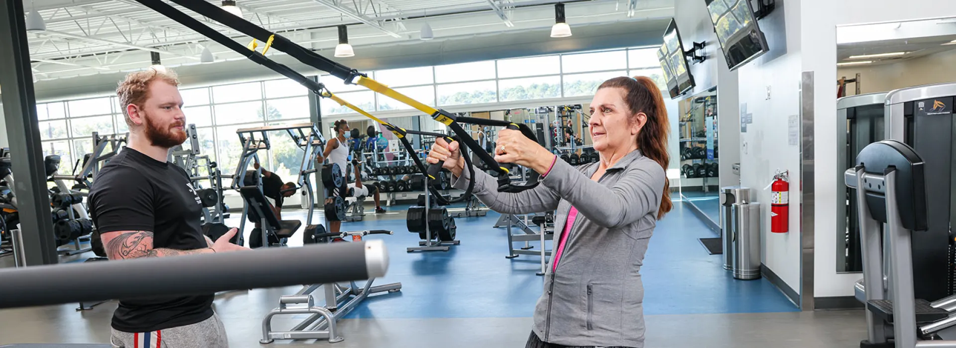 Personal training at Southeast Raleigh YMCA