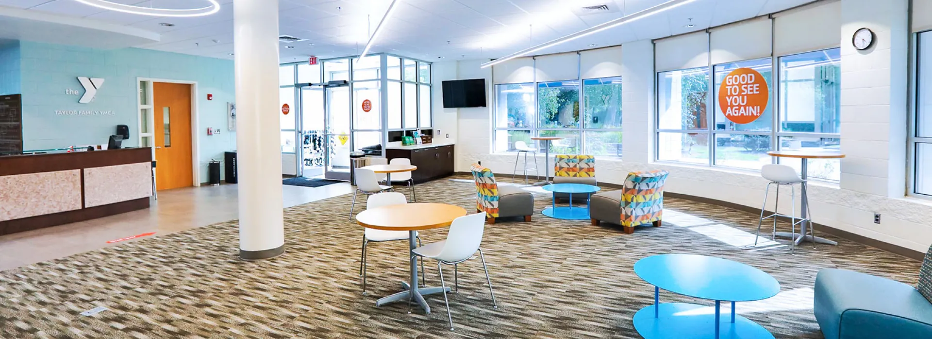 Taylor Family YMCA lobby