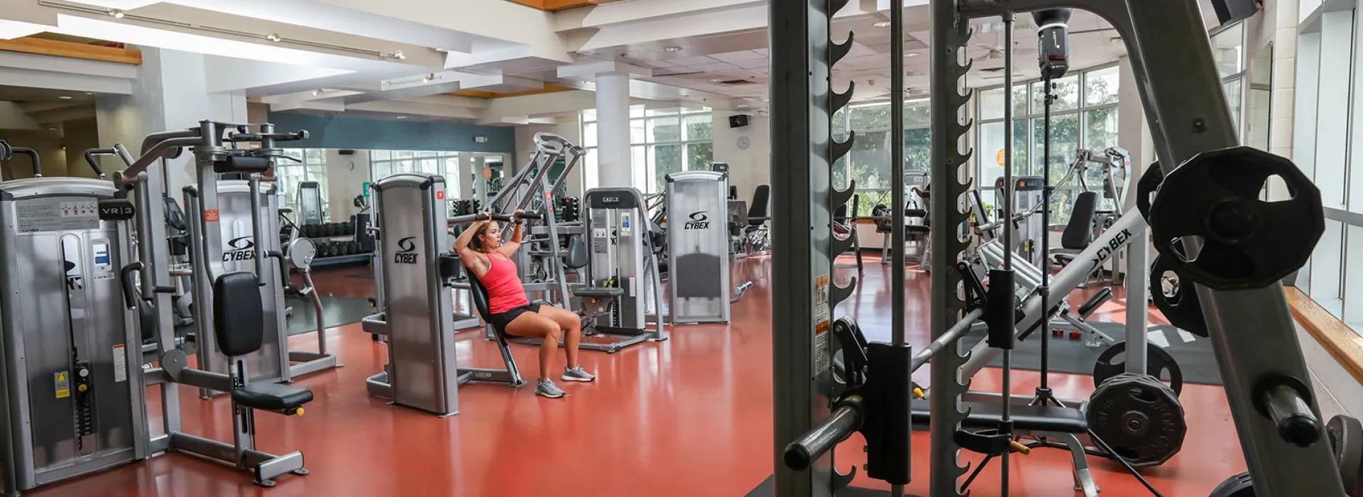 Taylor Family YMCA wellness floor